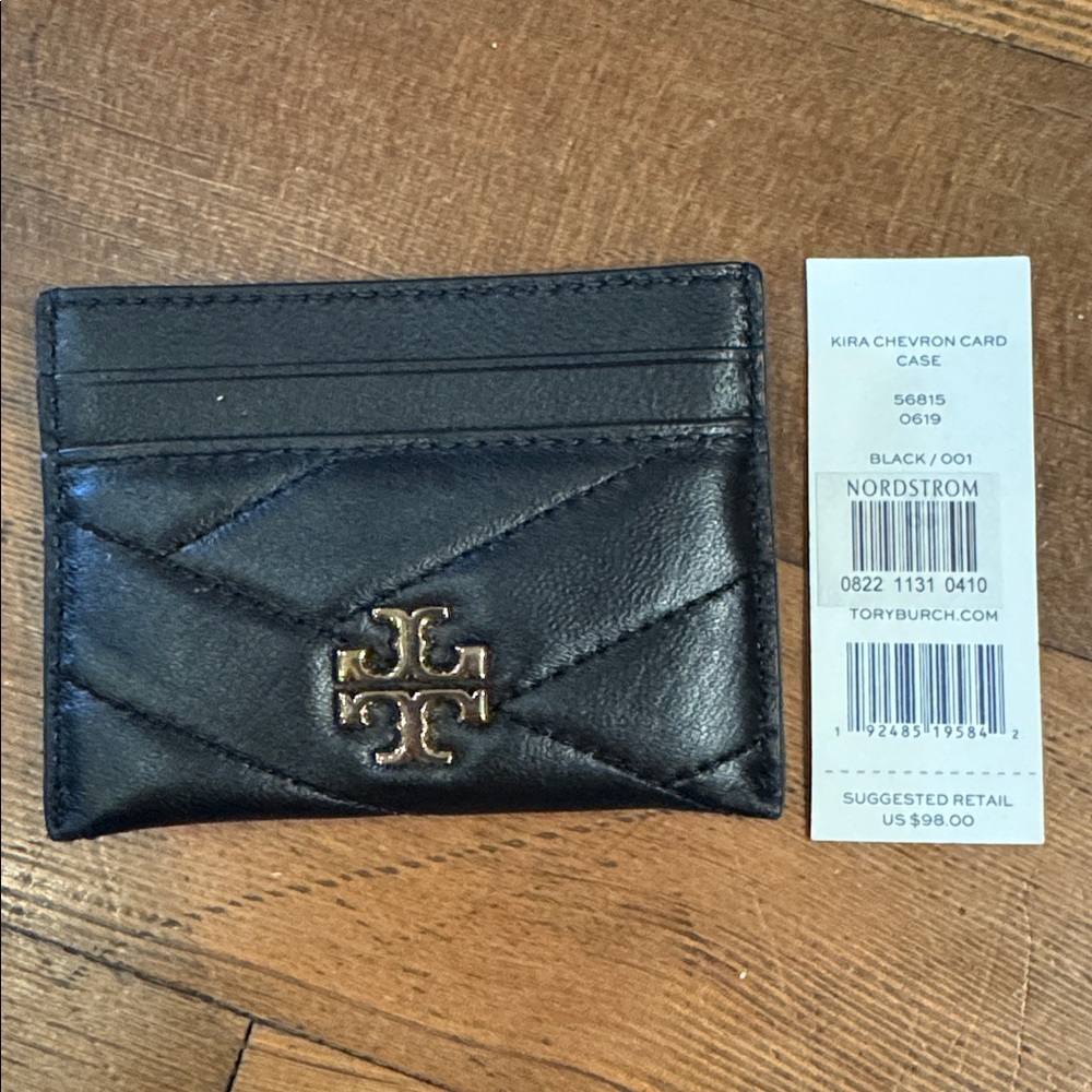 Tory Burch Kira Chevron card case
